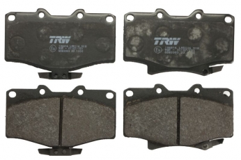 Купить GDB3383 TRW Тормозные колодки передние Hilux 2.4 TD 4WD с звуковым предупреждением износа